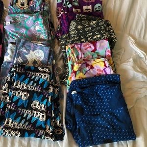 RESERVED Candy heart and rain LuLaroe leggings